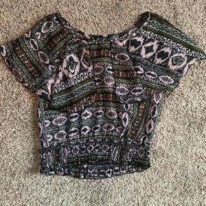 Vintage Y2K Susie Rose Crop Top